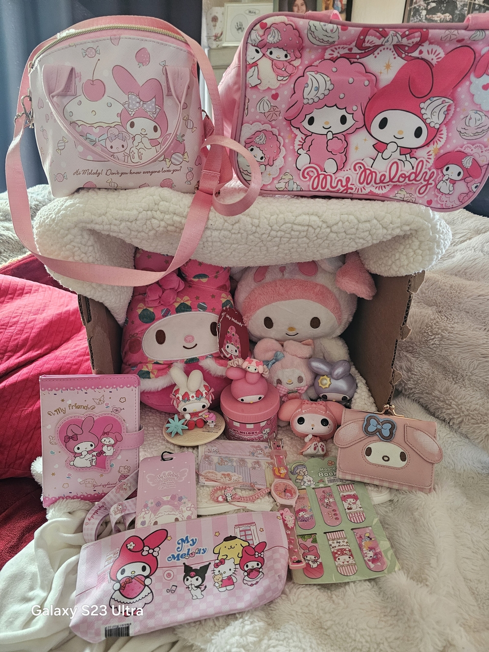 Pink Kids Crossbody Bag - Cute Sanrio Accessory